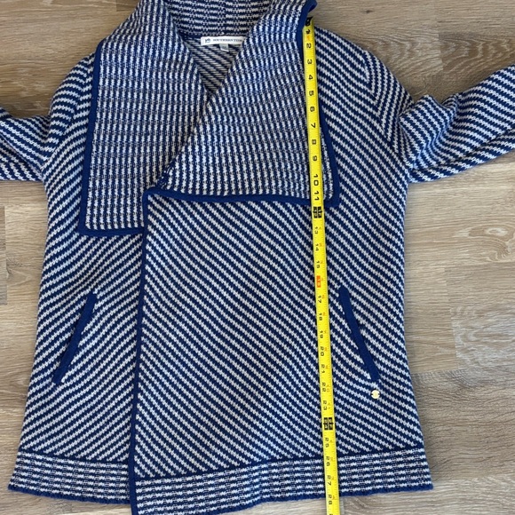 Southern Tide Women’s Sweater XS – Blue & White Wrap Merino Wool & Cashmere - Picture 9 of 12